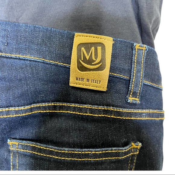 MAMA Jeans Maternity Dark Wash Stretchy Skinny Medium - Picture 7 of 11